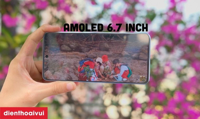 Oppo Reno 11F được trang bị tấm nền AMOLED 6.7 inch Full HD+