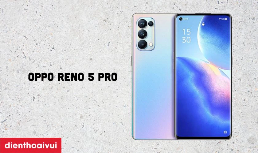 Màn hình OPPO Reno 5 Pro sở hữu công nghệ AMOLED với kích thước 6.55 inch