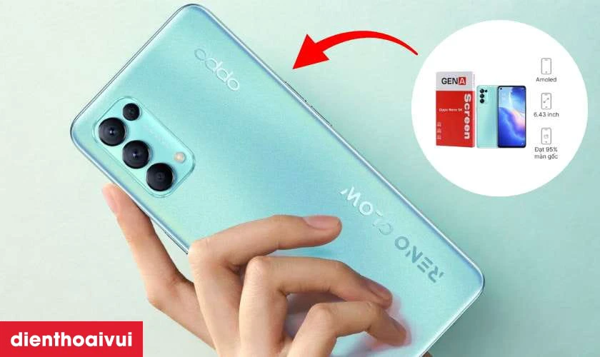 Màn hình Oppo Reno 5K chính hãng GENA loại Pro là gì?