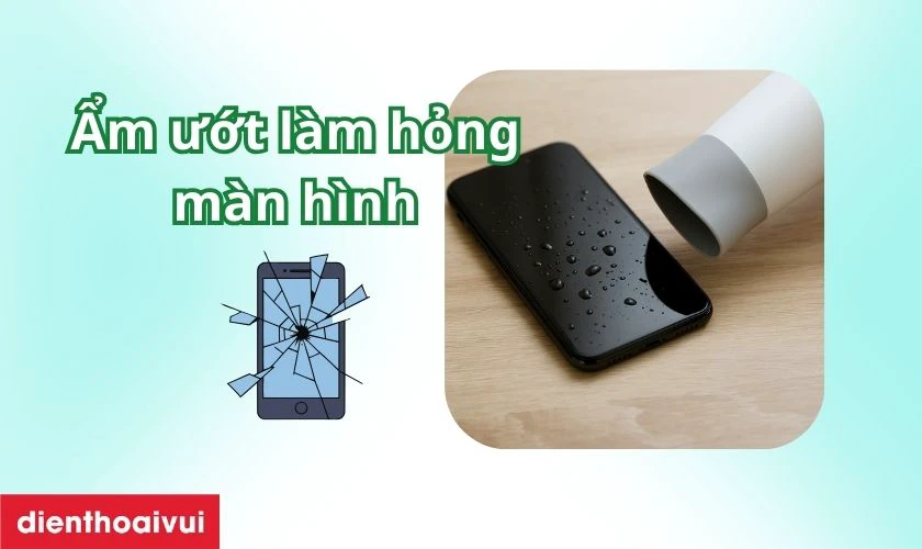 Nguy&ecirc;n nh&acirc;n m&agrave;n h&igrave;nh Oppo Reno 8Z bị hỏng