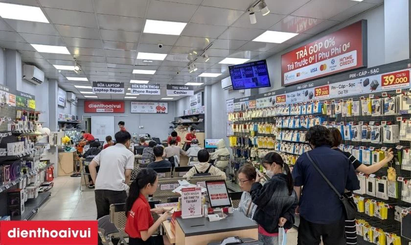 Quy trình thay màn hình Realme 12X chính hãng GENA loại Pro tại Điện Thoại Vui