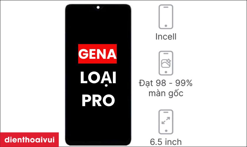 Màn hình chính hãng GENA loại Pro thay cho Realme 5 có tốt không?