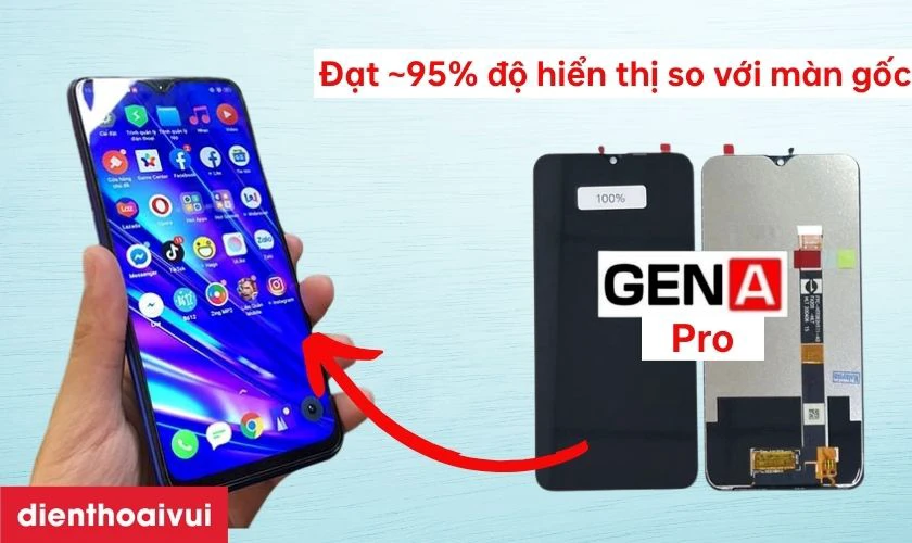 Màn hình GENA loại Pro thay cho Realme 5 Pro có tốt không?