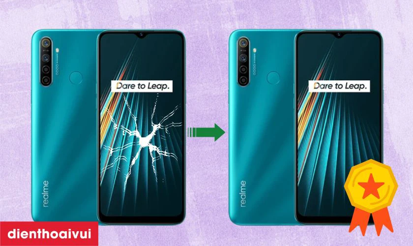 Màn hình chính hãng GENA loại Pro thay cho Realme 5i có tốt không?