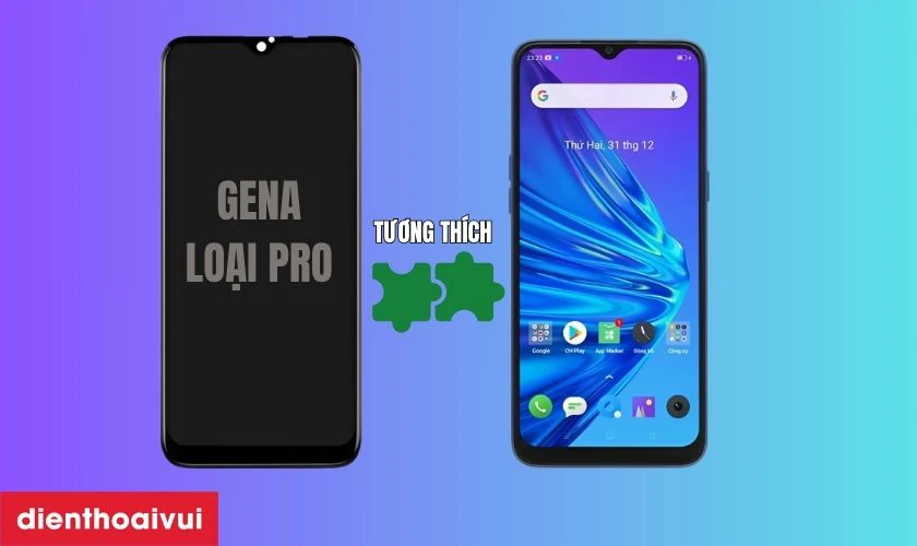 Màn hình GENA loại Pro thay cho Realme 5s có tốt không?