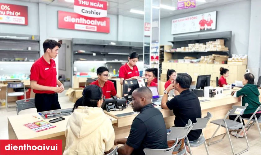 Quy trình thay màn hình Realme minh bạch, lấy liền tại Điện Thoại Vui