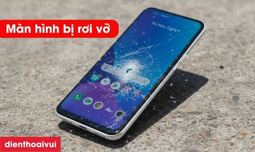 Màn hình Realme 8 bị hỏng do đâu?