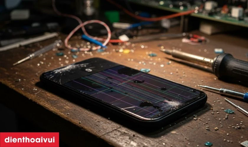 Dấu hiệu cần thay m&agrave;n h&igrave;nh Realme GT?