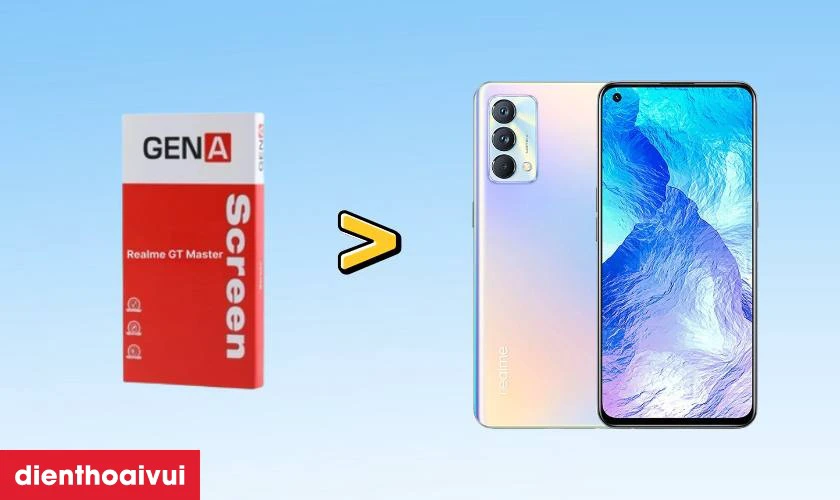 Thay m&agrave;n h&igrave;nh Realme GT Master Edition ch&iacute;nh h&atilde;ng GENA loại Pro