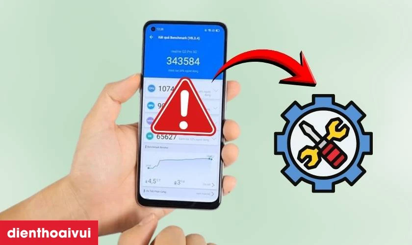 Nguy&ecirc;n nh&acirc;n m&agrave;n h&igrave;nh Realme Q2 Pro bị hỏng