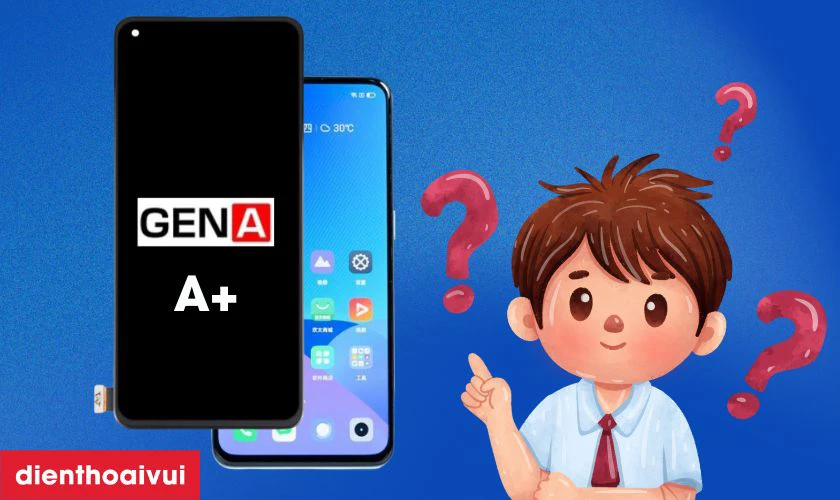 Màn hình Realme Q3 Pro 5G chính hãng GENA loại A+ là gì?