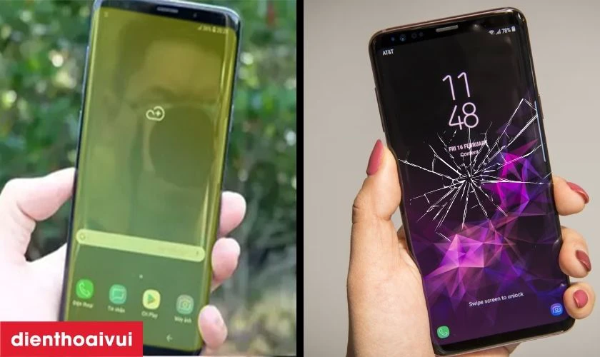Dấu hiệu cần thay màn hình S9 Plus