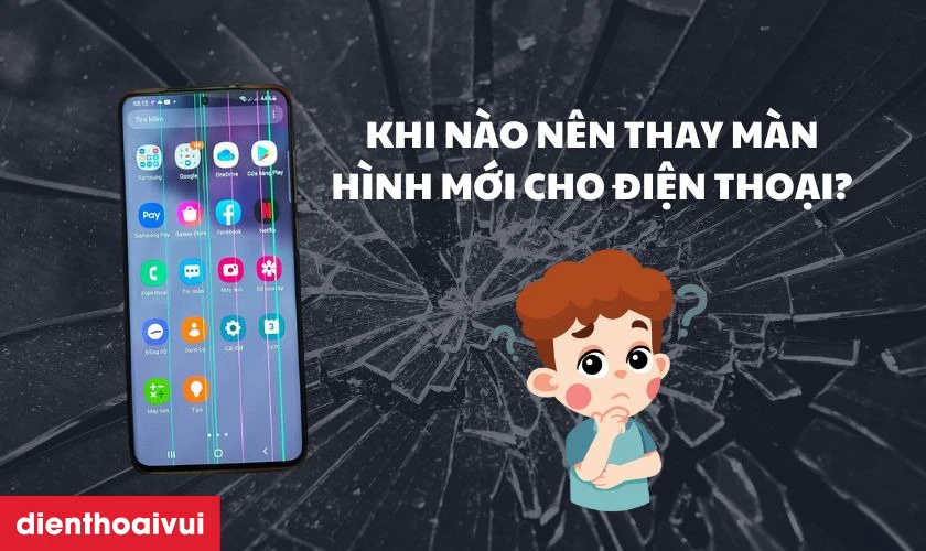 Dấu hiệu màn hình hỏng