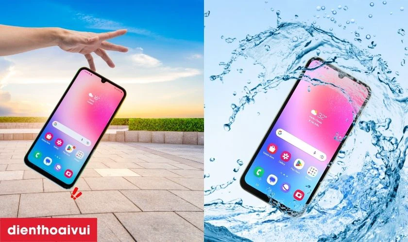 Nguyên nhân hư hỏng màn hình Samsung Galaxy A24