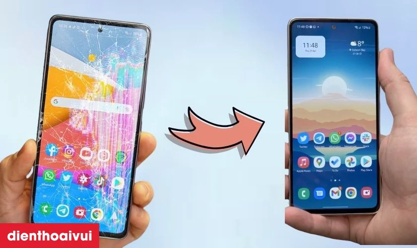 Màn hình Orizin thay cho Samsung A53 có tốt không?