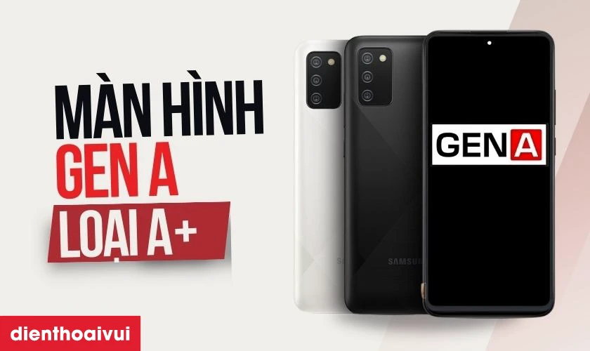 Thay màn hình Samsung Galaxy A02S chính hãng GENA loại A+