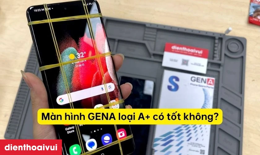 Màn hình chính hãng GENA loại A+ thay cho Samsung Galaxy A02S có tốt không