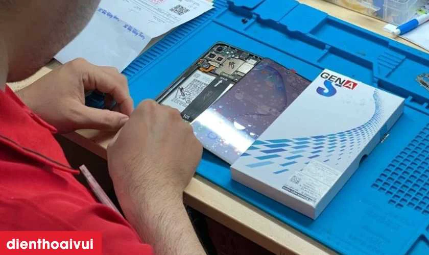 Có nên thay màn hình Samsung Galaxy A02S nguyên khung chính hãng GENA loại Pro không?