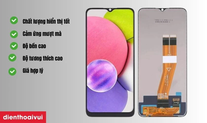 Có nên thay màn hình Samsung Galaxy A03S hãng Safety không?