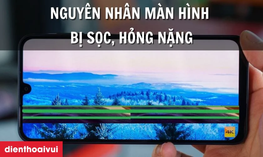 Nguy&ecirc;n nh&acirc;n màn hình Samsung Galaxy A16 bị sọc, hỏng nặng