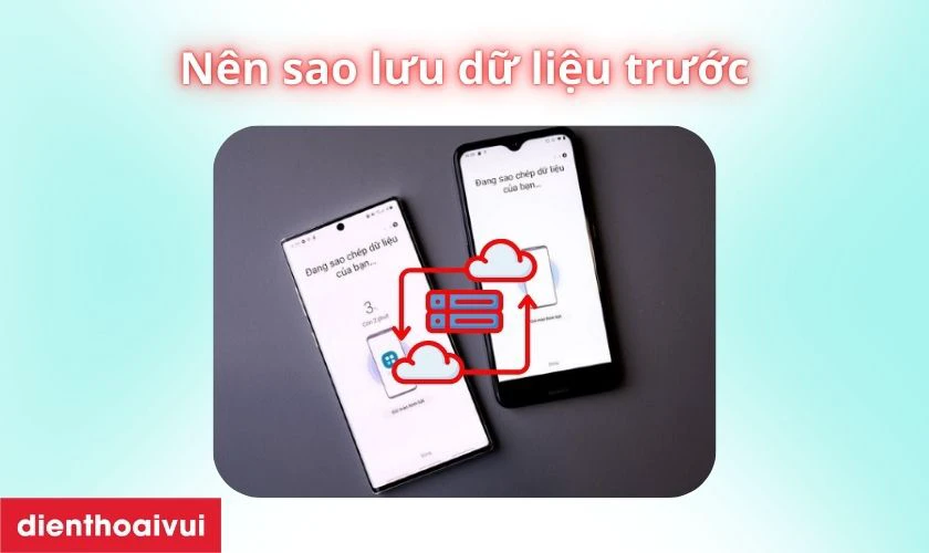 N&ecirc;n sao lưu dữ liệu trước khi thay m&agrave;n h&igrave;nh mới