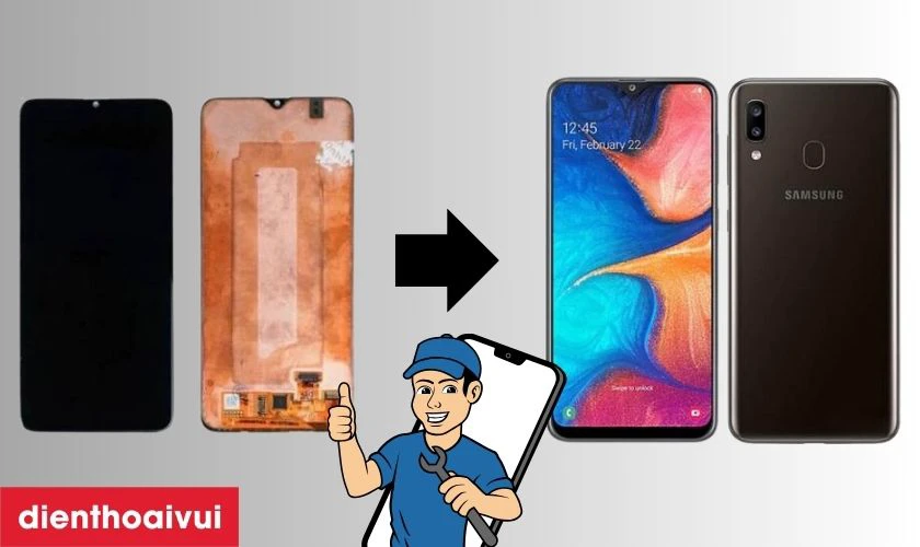Có nên thay màn hình Samsung Galaxy A20 hãng Safety không?