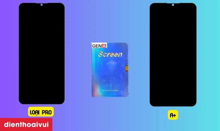 Màn GENA Samsung Galaxy A22 loại A+ với loại Pro có gì khác nhau