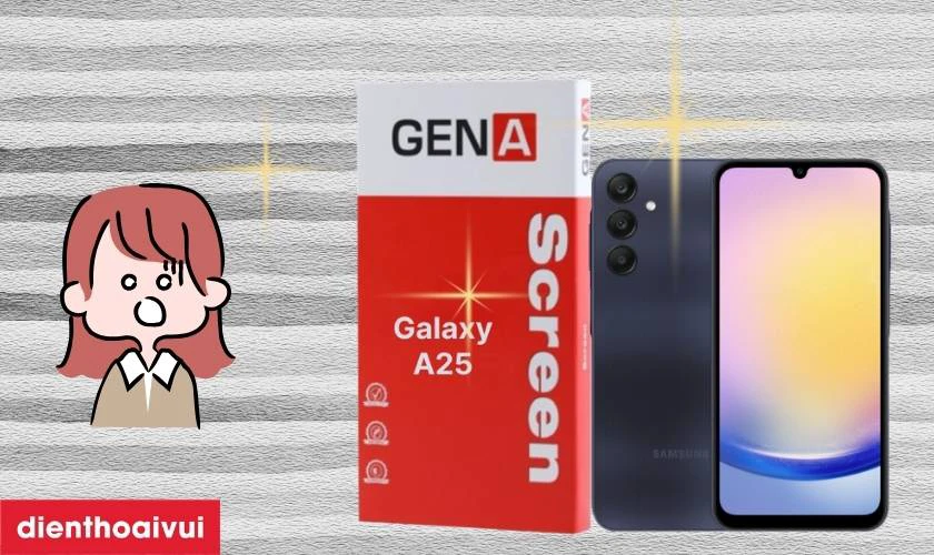 M&agrave;n h&igrave;nh Samsung Galaxy A25 (5G) chính hãng GENA loại Pro l&agrave; g&igrave;?