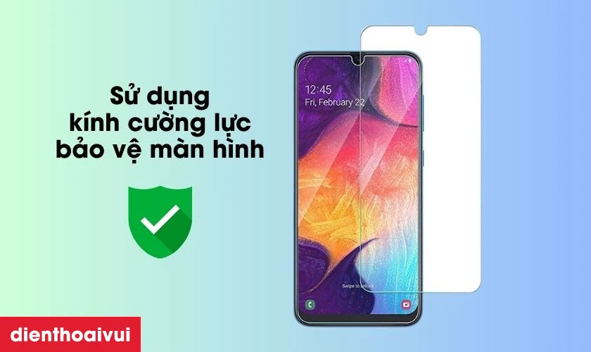 Sử dụng kính cường lực giúp tăng cường khả năng bảo vệ màn hình