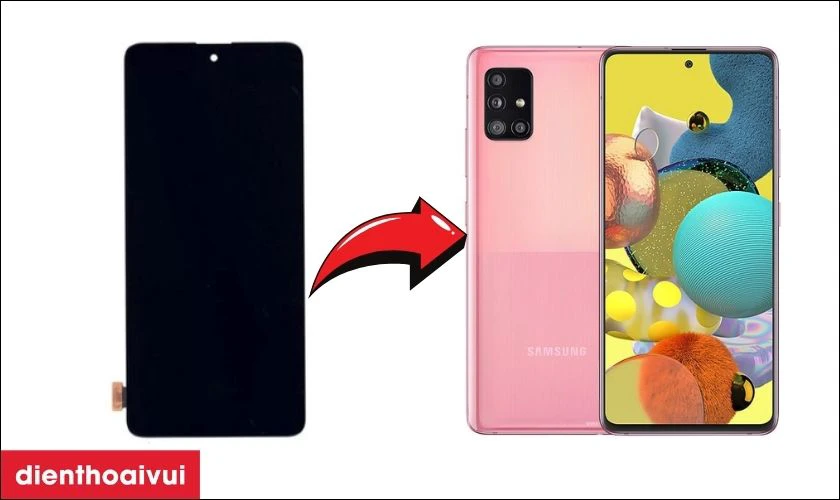 Màn hình hãng Safety thay cho Samsung Galaxy A51 có tốt không?