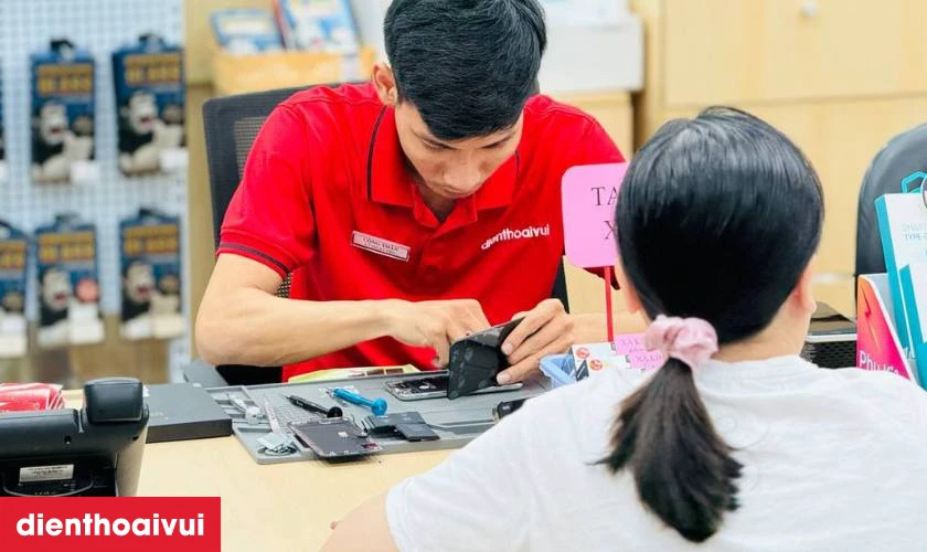Quy trình thay màn hình Samsung Galaxy A51 nguyên khung chính hãng GENA loại A+