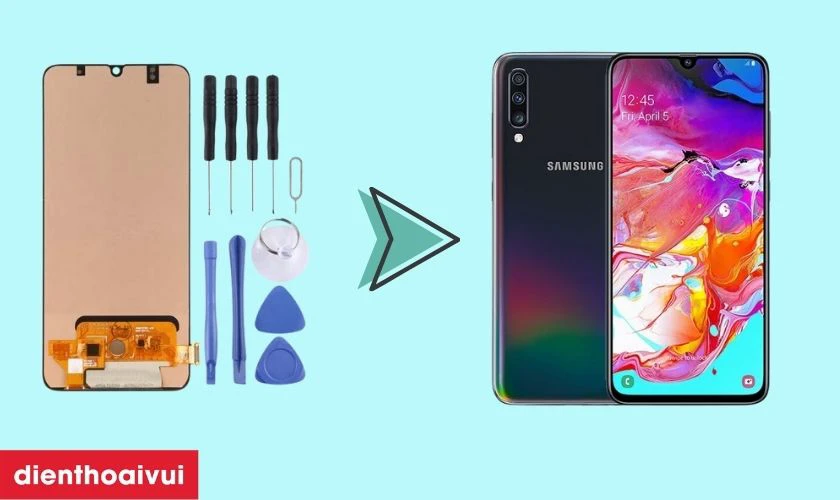 Có nên thay màn hình Samsung Galaxy A70 chính hãng GENA loại A+ không?