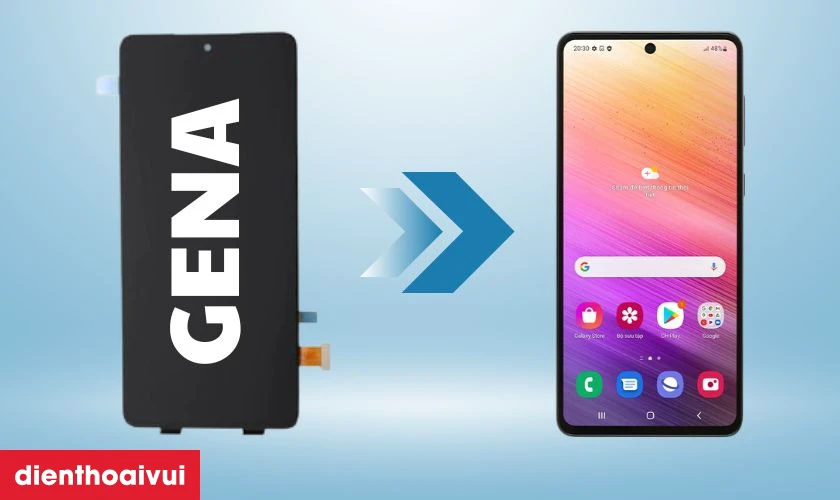Có nên thay màn hình Samsung Galaxy A73 5G nguyên khung chính hãng GENA loại A+