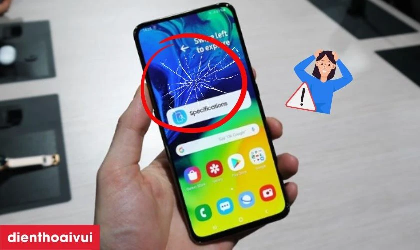 Các dấu hiệu nhận biết bạn cần thay màn hình Samsung Galaxy A80 mới