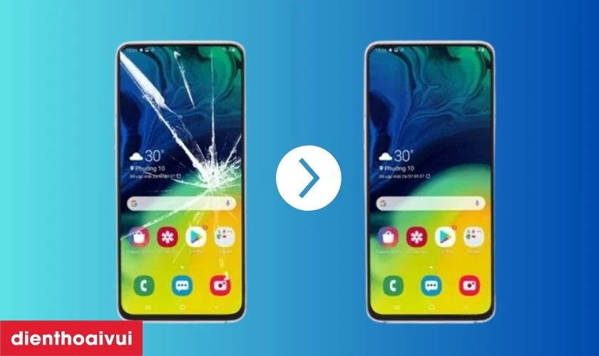 Cần lưu ý gì khi thay màn hình Samsung Galaxy A80