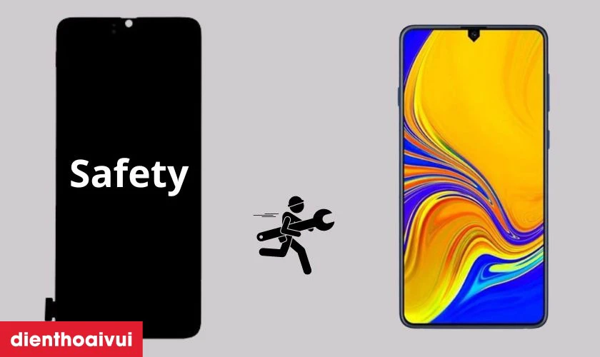 Màn hình Safety được nhiều người dùng lựa chọn để thay cho Samsung A90 5G