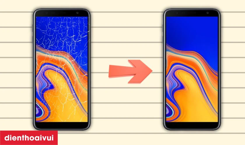 Màn hình chính hãng GENA loại A+ thay cho Samsung Galaxy J6 Plus có tốt không?