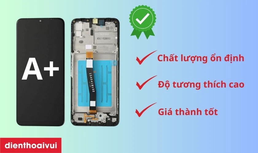 Màn hình loại A+ thay cho Samsung Galaxy M22 cho chất lượng ổn định