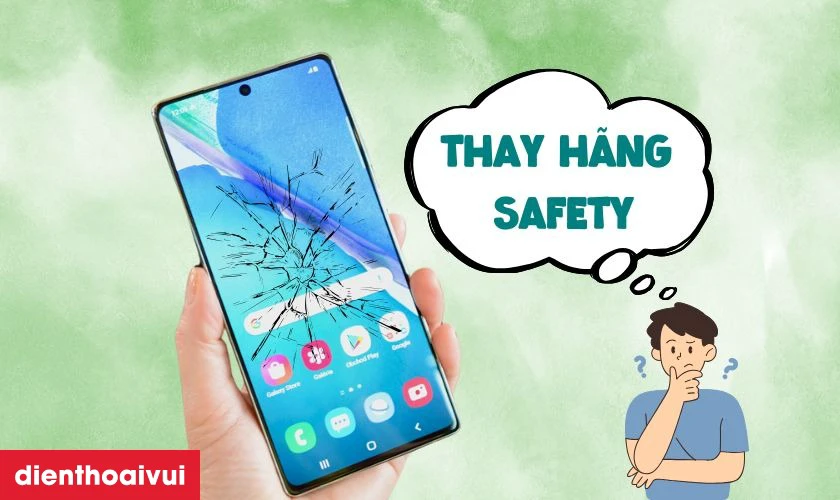 Có nên thay màn hình Galaxy Note 20 nguyên khung hãng Safety không