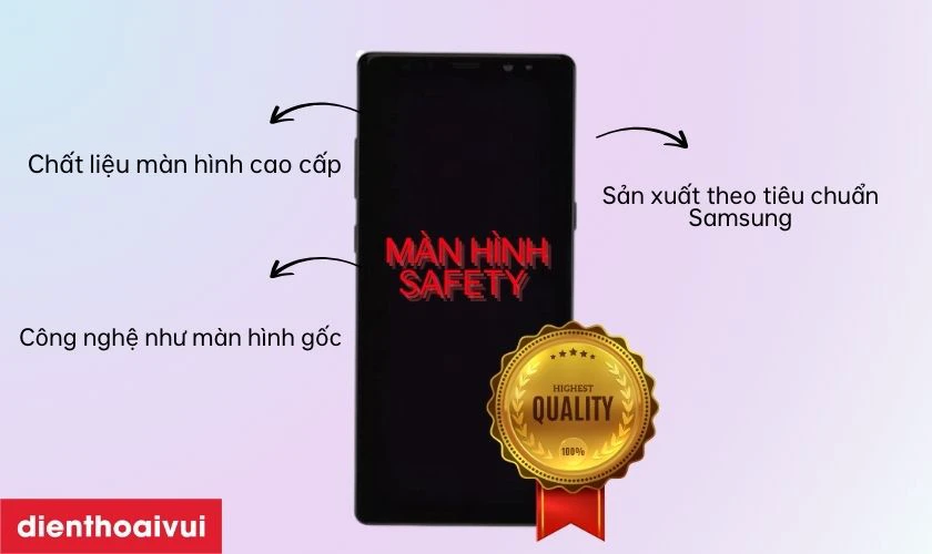 Màn hình Safety thay cho Samsung Galaxy Note 9 có tốt không?