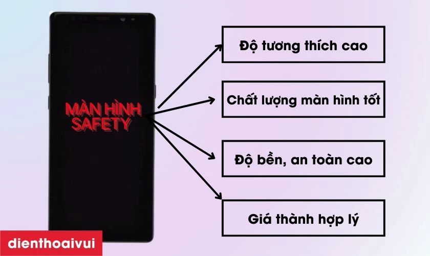 Có nên thay màn hình Samsung Galaxy Note 9 hãng Safety không?