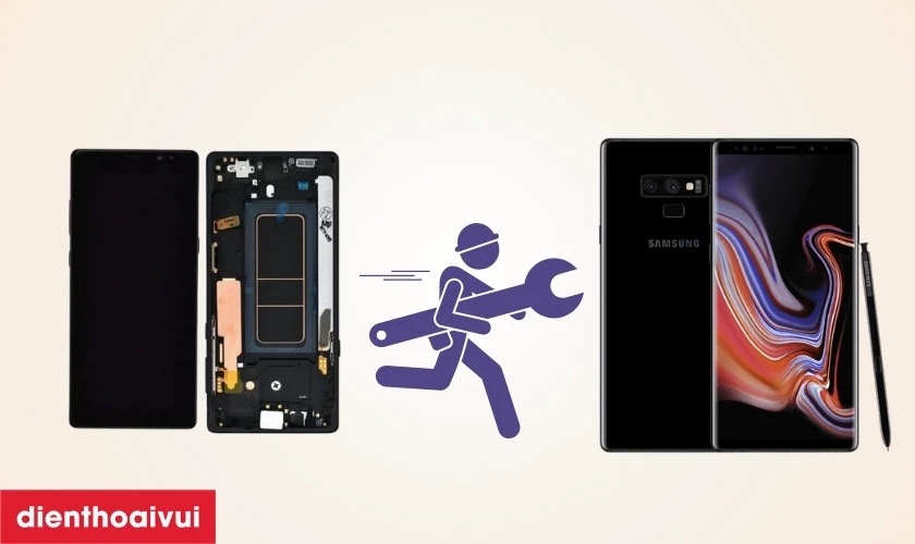 Có nên thay màn hình Samsung Galaxy Note 9 nguyên khung chính hãng GENA loại A+ không?