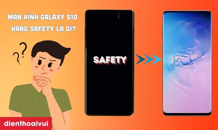 Màn hình Samsung Galaxy S10 hãng Safety là gì?