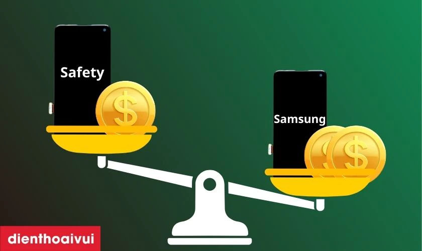 Có nên thay màn hình Samsung Galaxy S10 nguyên khung hãng Safety không?