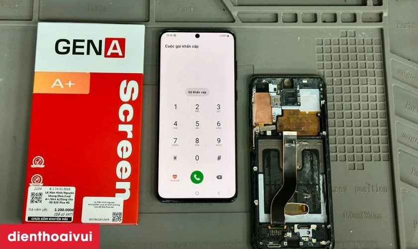 Thực hiện thay màn hình GENA loại A+