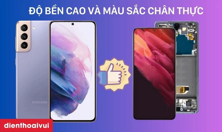 Thay màn hình Galaxy S21 nguyên khung chính hãng GENA loại A+ có tốt không?