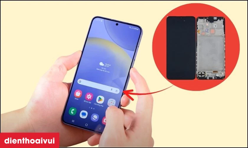 Cần lưu ý gì khi thay màn hình Samsung Galaxy S24 Plus