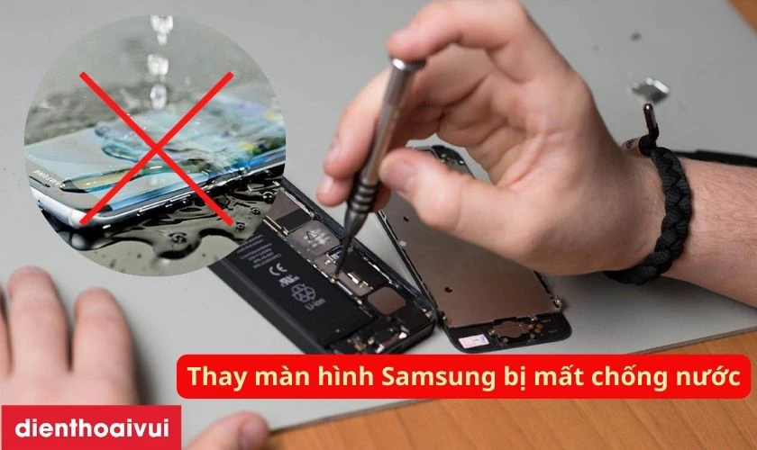 Thay m&agrave;n h&igrave;nh Samsung Galaxy S25 FE có ảnh hưởng gì kh&ocirc;ng?