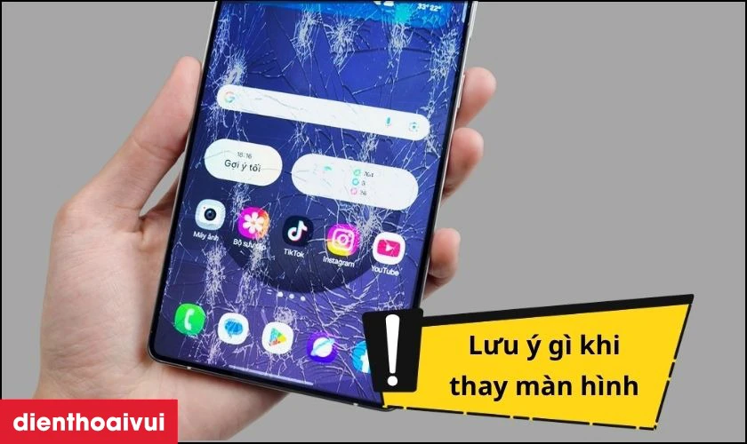 Cần lưu ý gì khi thay màn hình Samsung Galaxy S25 Ultra
