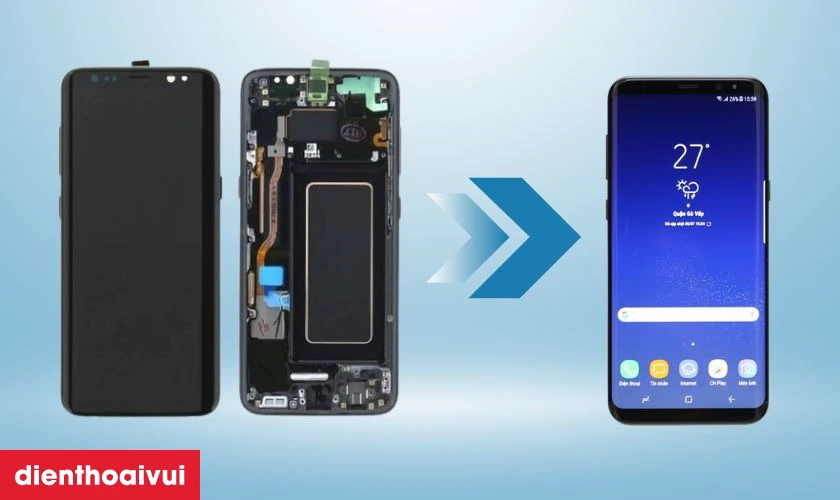 Có nên thay màn hình Samsung Galaxy S8 nguyên khung loại Pro không